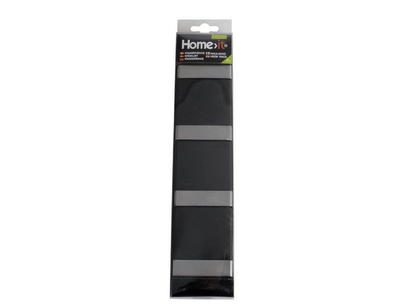 Homeit Coat rack 4-peg FLEX - black