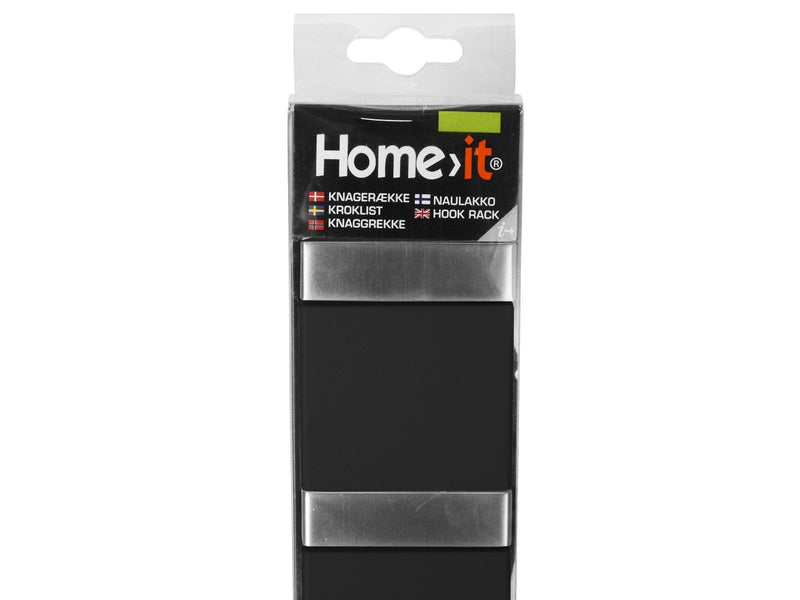 Homeit Coat rack 4-peg FLEX - black