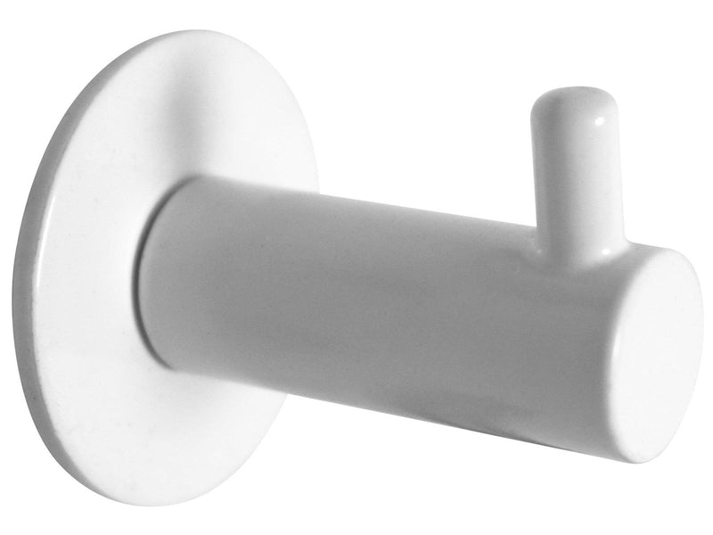 Homeit Coat rack round with 1 peg - white