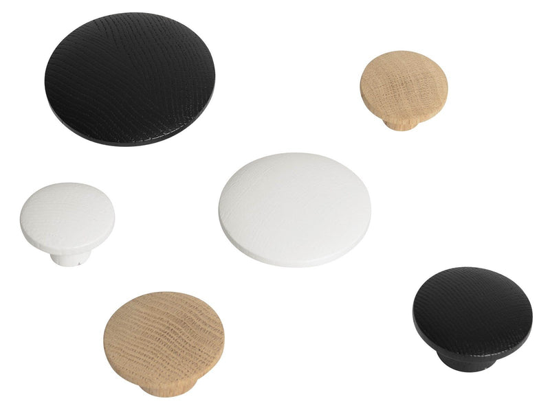 Homeit Wooden knob Ø45 – white