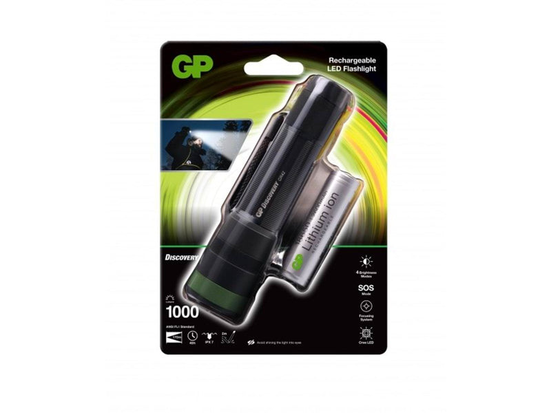 GP Discovery Taschenlampe, CR42, 1000 lumen, schwarz