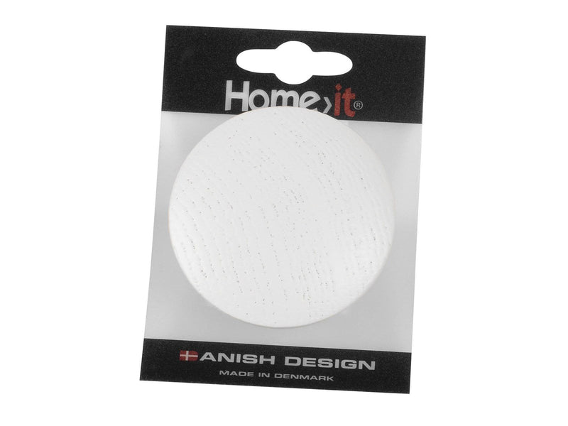 Homeit Wooden knob Ø75 – white