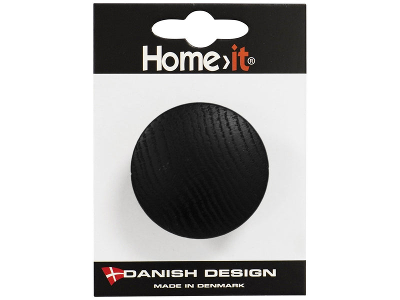 Homeit Wooden knob Ø55 – black