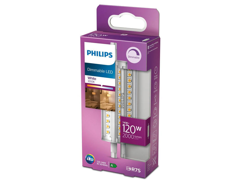 Philips LED-Lampe Spot 14W/830 (120W) 118 mm Dimmable R7s