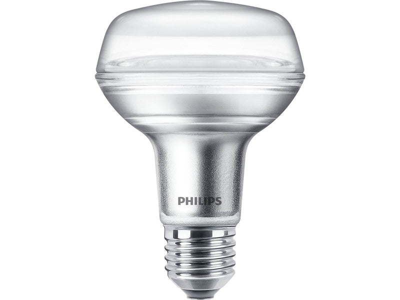 Philips LED-Lampe Reflektor R80 8W/827 (100W) 36° E27