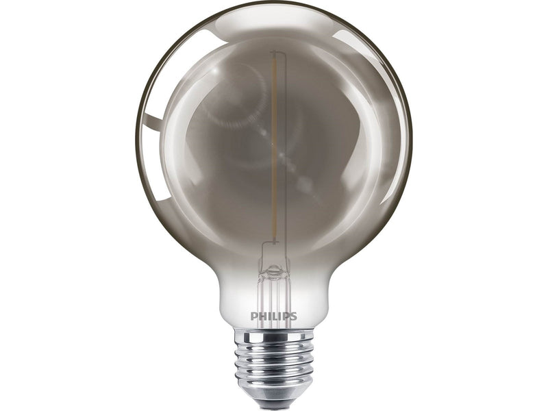 Philips LED-Lampe Classic Globe Ø95 2W/818 (11W) Smoky E27