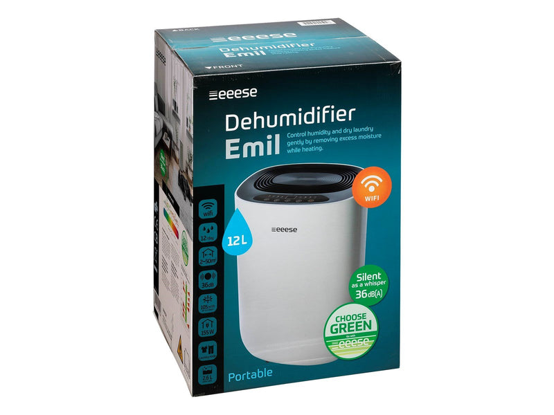 eeese Emil luftentfeuchter – 50m2 – WLAN, Google Assistant – 36dB