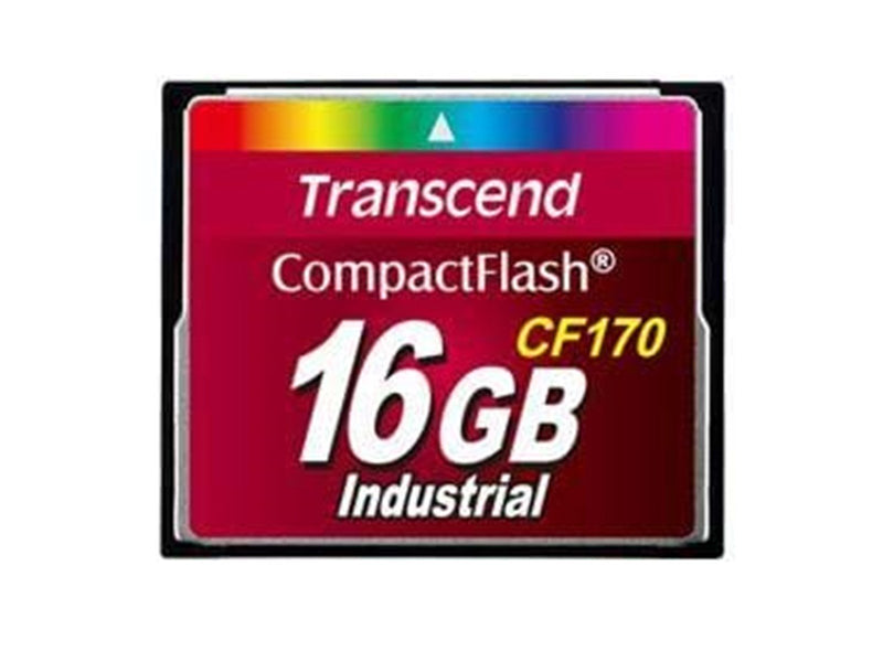 Transcend CompactFlash 170x Industrial - 86MB/s - 16GB