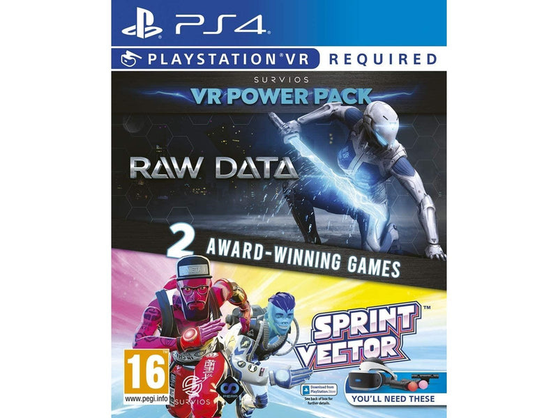 Survios VR Power Pack: Raw Data + Sprint Vector - Sony PlayStation 4 - Virtual Reality - PEGI 16