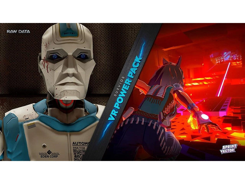 Survios VR Power Pack: Raw Data + Sprint Vector - Sony PlayStation 4 - Virtual Reality - PEGI 16