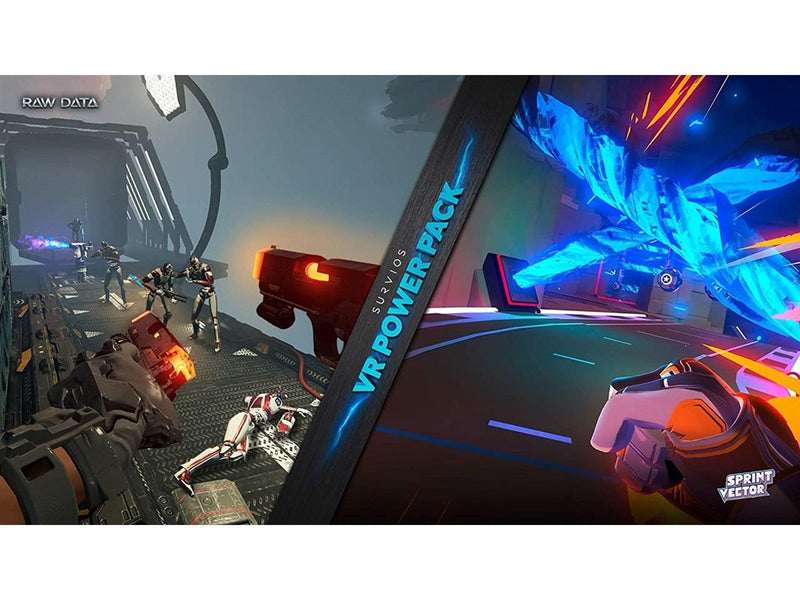 Survios VR Power Pack: Raw Data + Sprint Vector - Sony PlayStation 4 - Virtual Reality - PEGI 16