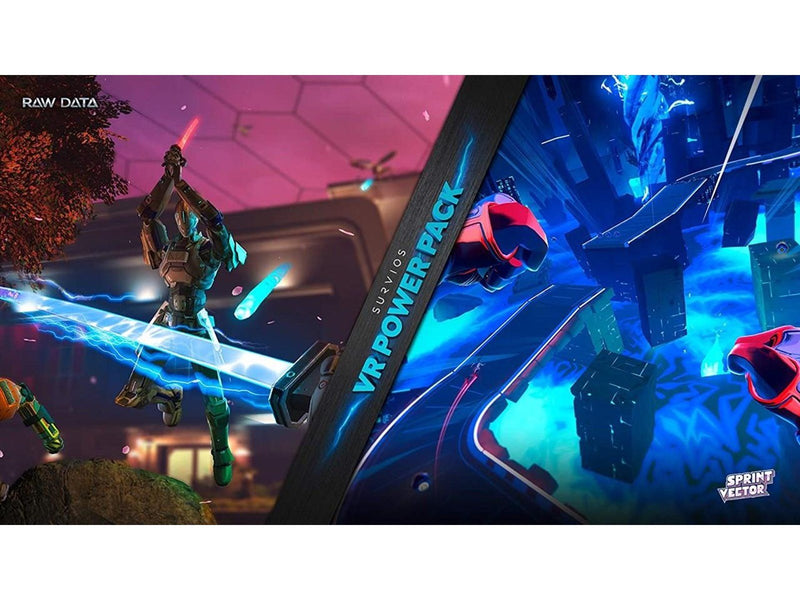 Survios VR Power Pack: Raw Data + Sprint Vector - Sony PlayStation 4 - Virtual Reality - PEGI 16