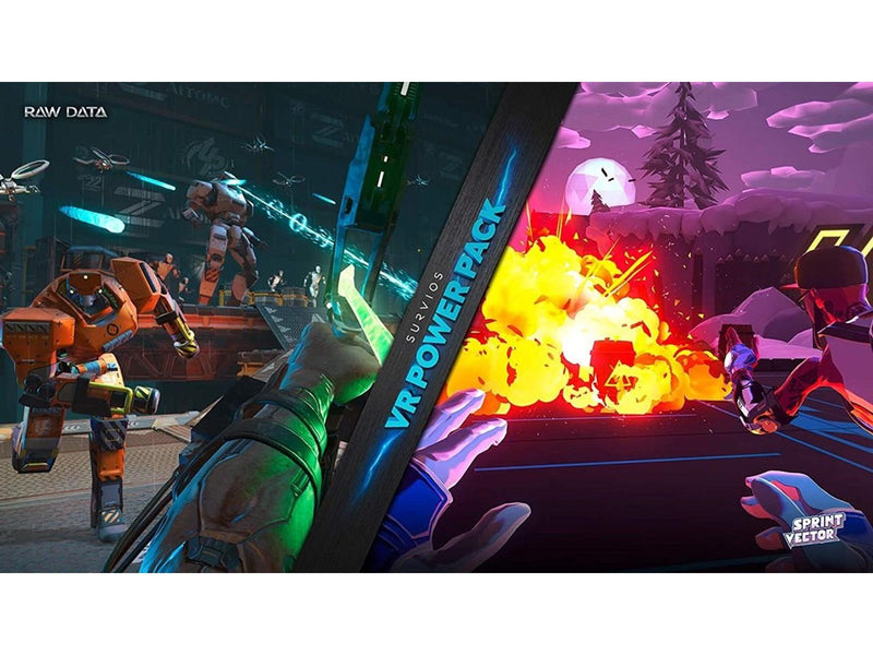 Survios VR Power Pack: Raw Data + Sprint Vector - Sony PlayStation 4 - Virtual Reality - PEGI 16