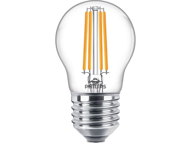 Philips LED-Lampe Classic Candle 6,5//827 (60W) Clear E27