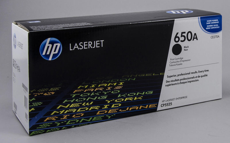 HP Original 650A Toner schwarz 13.500 Seiten (CE270A)