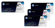 HP Original 650A Toner 4er Set schwarz, cyan, magenta, gelb