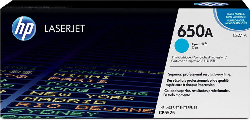 HP Original 650A Toner cyan 15.000 Seiten (CE271A)