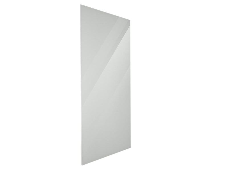 Homeit Kitchen splash plate white frosted tempered glass 600 x 300m