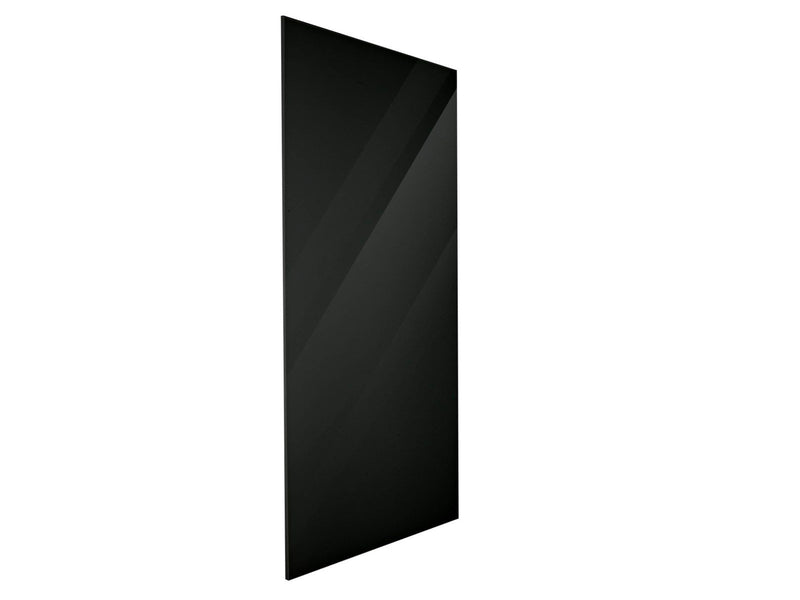 Homeit Kitchen splash plate black tempered glass 600 x 300mm