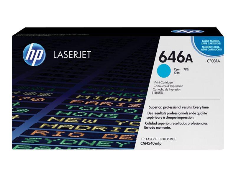 HP Original 646A Toner cyan 12.500 Seiten (CF031A)