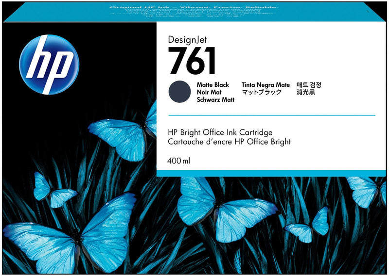 HP Original 761 Druckerpatrone schwarz 400ml (CM991A)