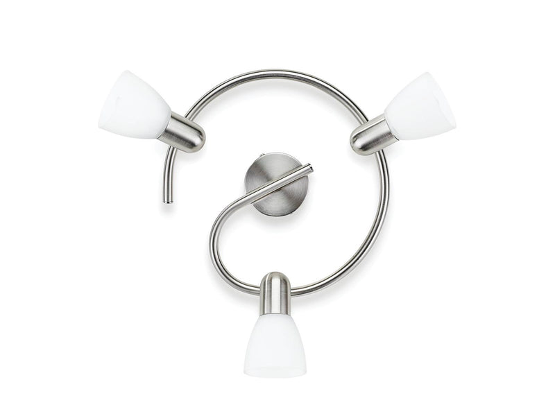 Philips burlap plate/spiral nickel 3x40W 230V