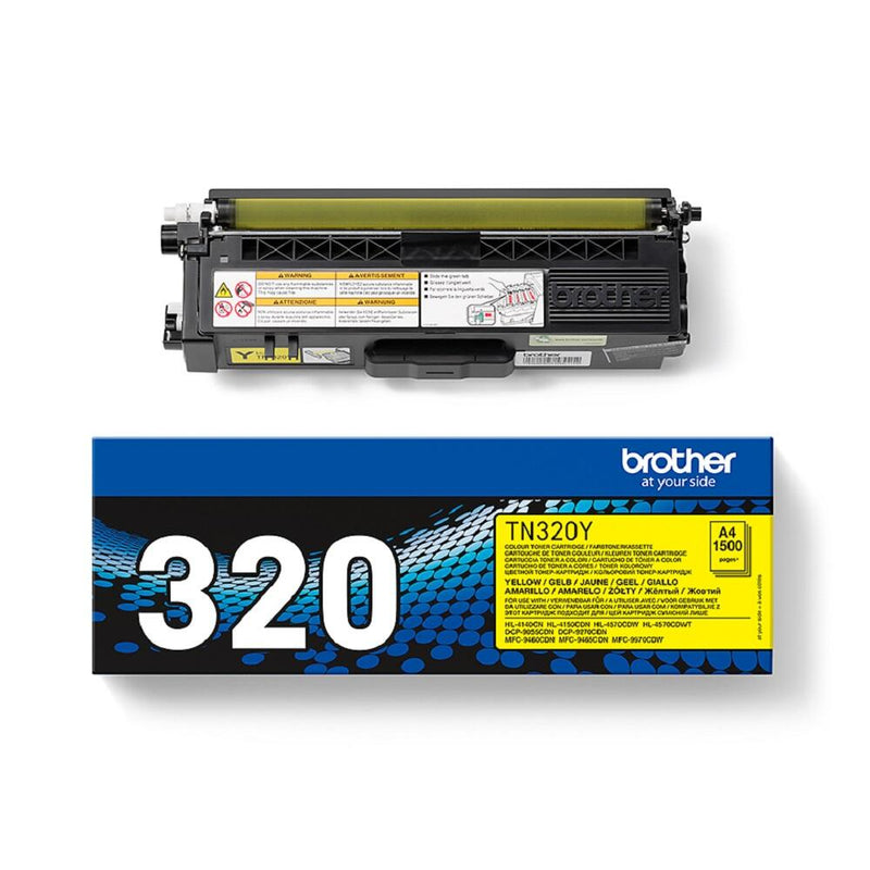 Brother Original TN320Y Toner gelb 1.500 Seiten (TN-320Y)