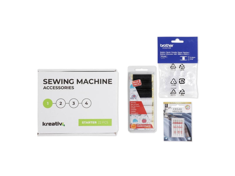 Kreativ4 Sewing Machine Accessories - STARTER 22 PCS
