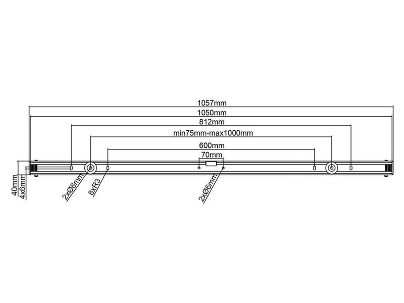 Multibrackets Wandmontage Universal/50'-63 80 kg 63" 400 x 400 mm