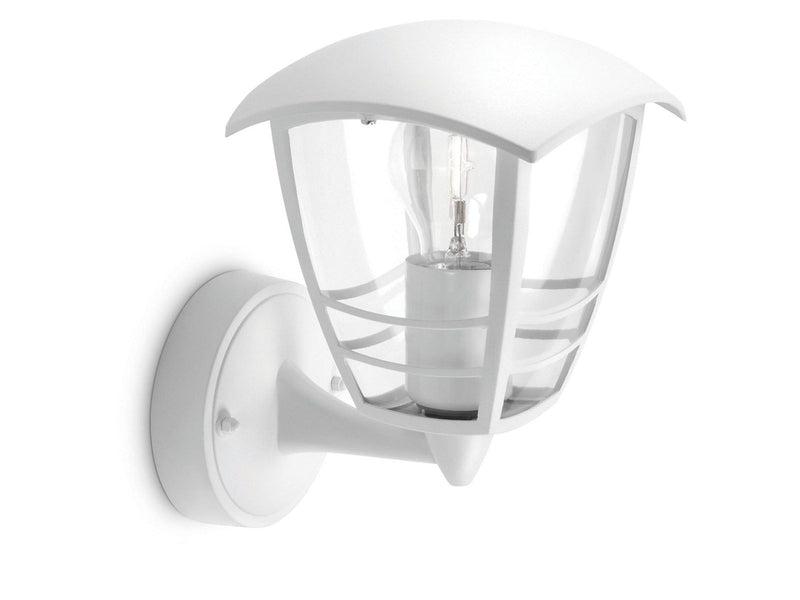 Philips Creek wall lantern white 1x60W 230V