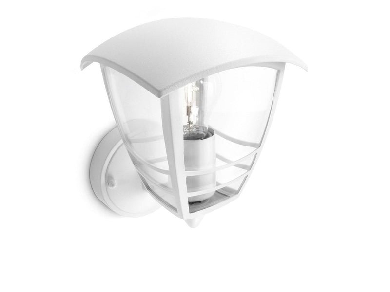 Philips Creek wall lantern white 1x60W 230V