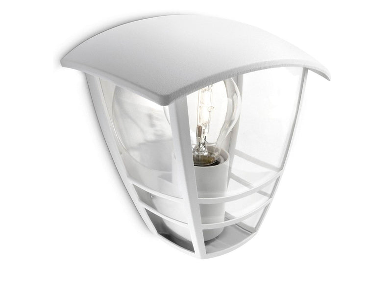 Philips Creek wall lantern white 1x60W 230V