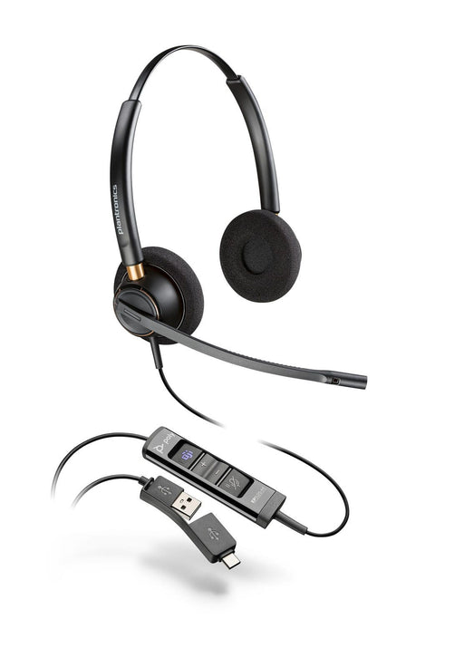 Poly EncorePro 525-M Stereo Headset On-Ear