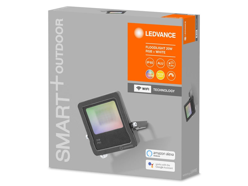 LEDVANCE SMART+ FLOOD DARK GREY 20W RGBW WIFI