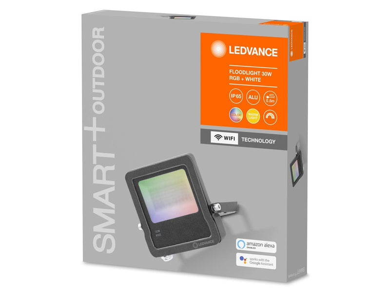LEDVANCE SMART+ FLOOD DARK GREY 30W RGBW WIFI