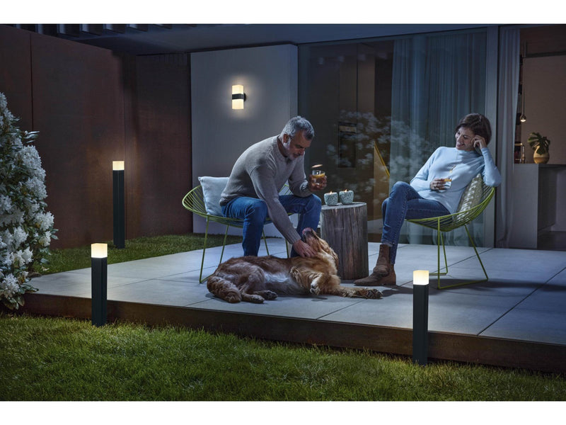 LEDVANCE SMART+ WALL CUBE UPDOWN DARK GREY RGBW WIFI