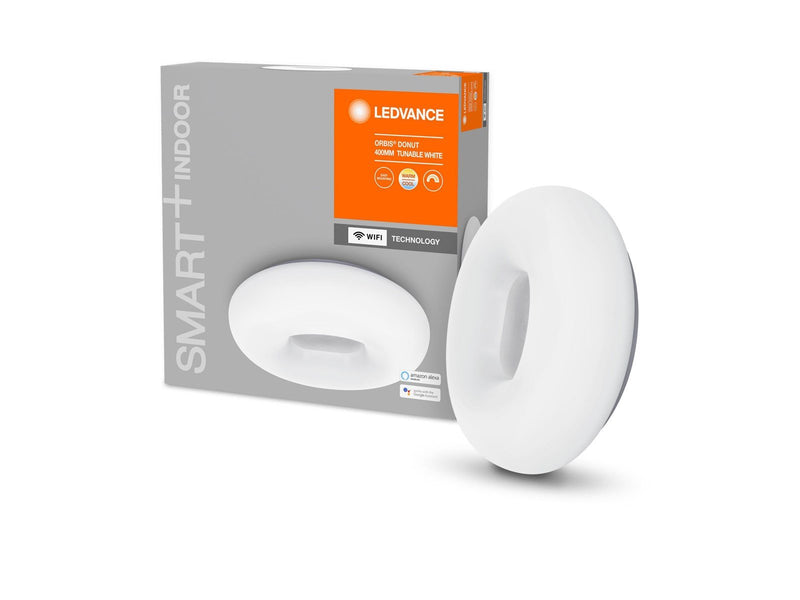LEDVANCE Smart+ Ceiling Donut white + silver mat CCT WIFI A