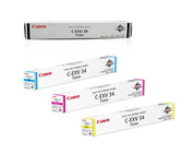 Canon Original Toner C-EXV34 4er-Set schwarz, cyan, magenta, gelb