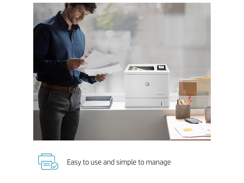 HP LaserJet Enterprise M554dn Color Laser Printer Laserdrucker - Farbe - Laser