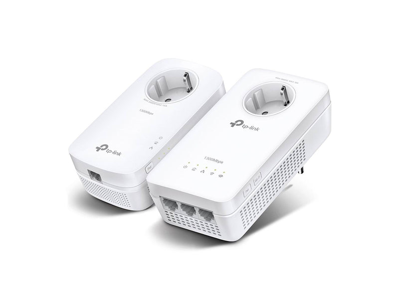 TP-Link TL-WPA8631P KIT AV1300 Gigabit Passthrough Powerline ac Wi-Fi Kit Homeplugs