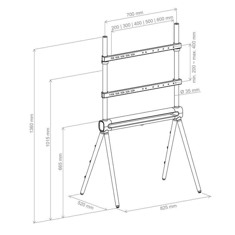 HAGOR Elia Studio Shine Grey - freistehendes Standsystem