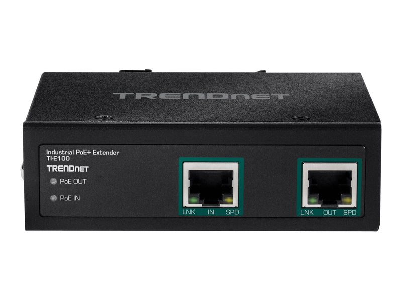 TRENDnet TI-E100 Gigabit PoE+ Extender - network extender - 10Mb LAN 100Mb LAN GigE