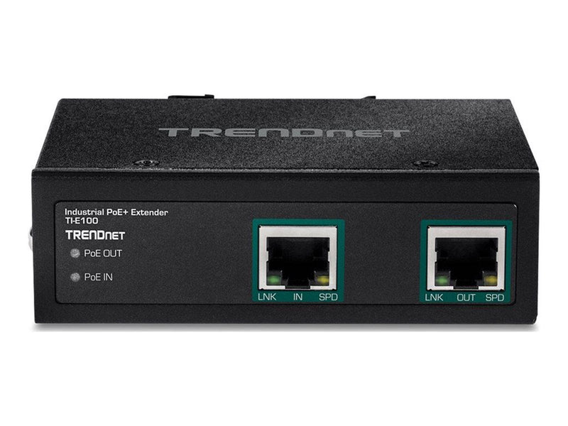 TRENDnet TI-E100 Gigabit PoE+ Extender - network extender - 10Mb LAN 100Mb LAN GigE