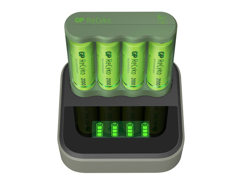 GP ReCyko Everyday Battery Charger B421 (USB) + D
