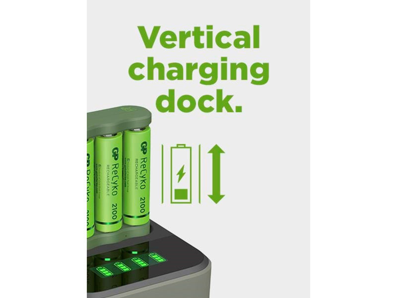 GP ReCyko Everyday Battery Charger B421 (USB) + D