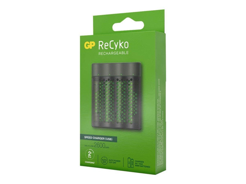 GP ReCyko Speed-oplader M451 (USB) inkl. 4 stk. A
