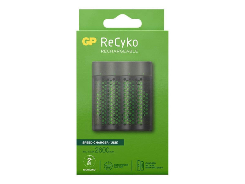 GP ReCyko Speed-oplader M451 (USB) inkl. 4 stk. A