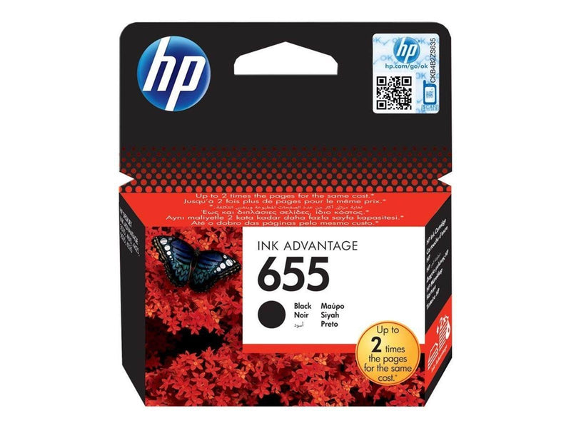 HP 655 / CZ109AE - Tintenpatrone Schwarz