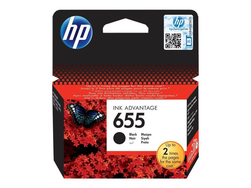 HP 655 / CZ109AE - Tintenpatrone Schwarz