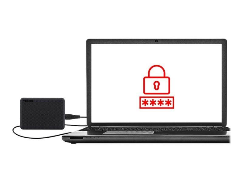 Toshiba Canvio Advance - Extern Festplatte - 4TB - Schwarz